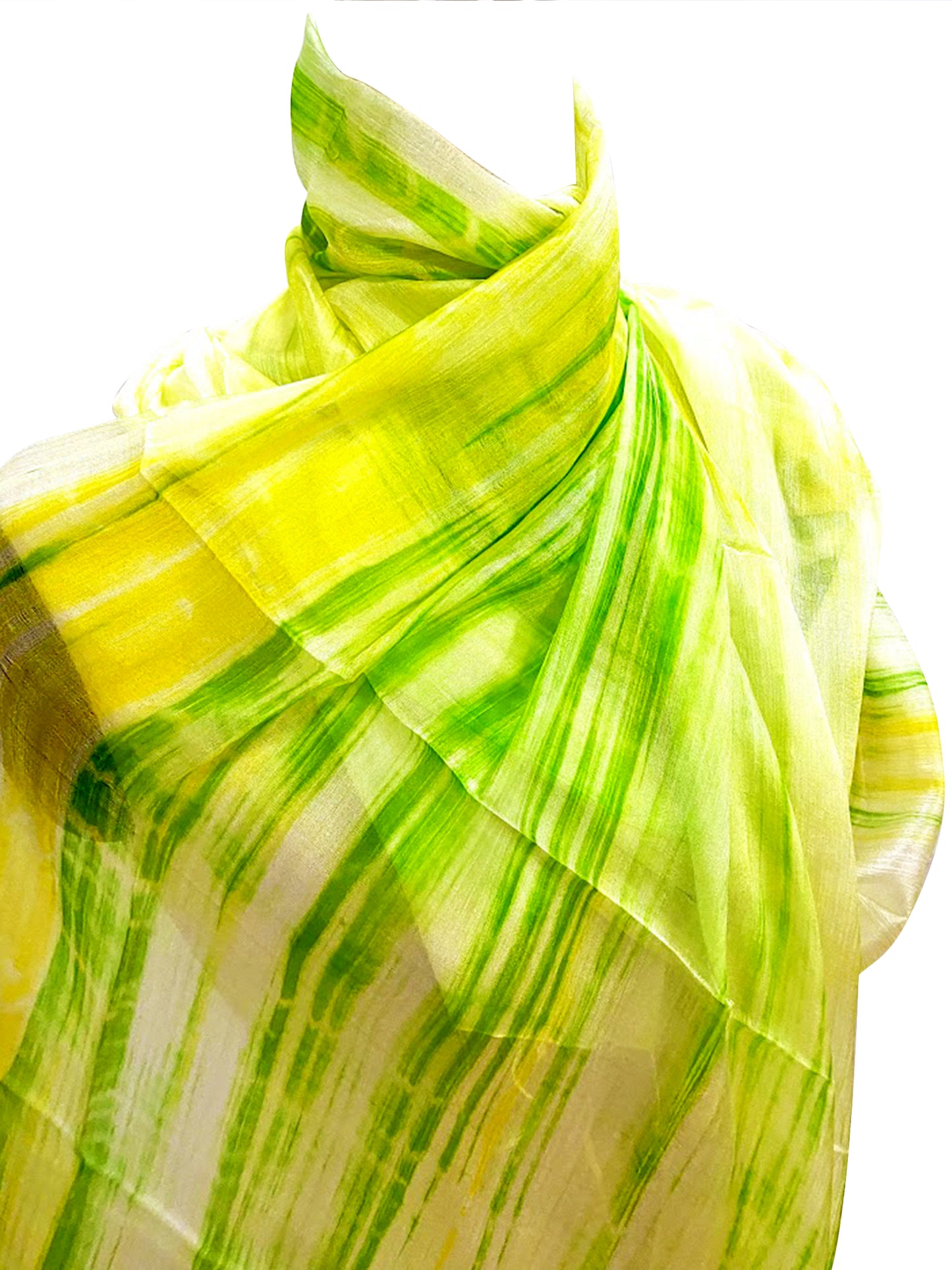 SILK SCARF GREEN