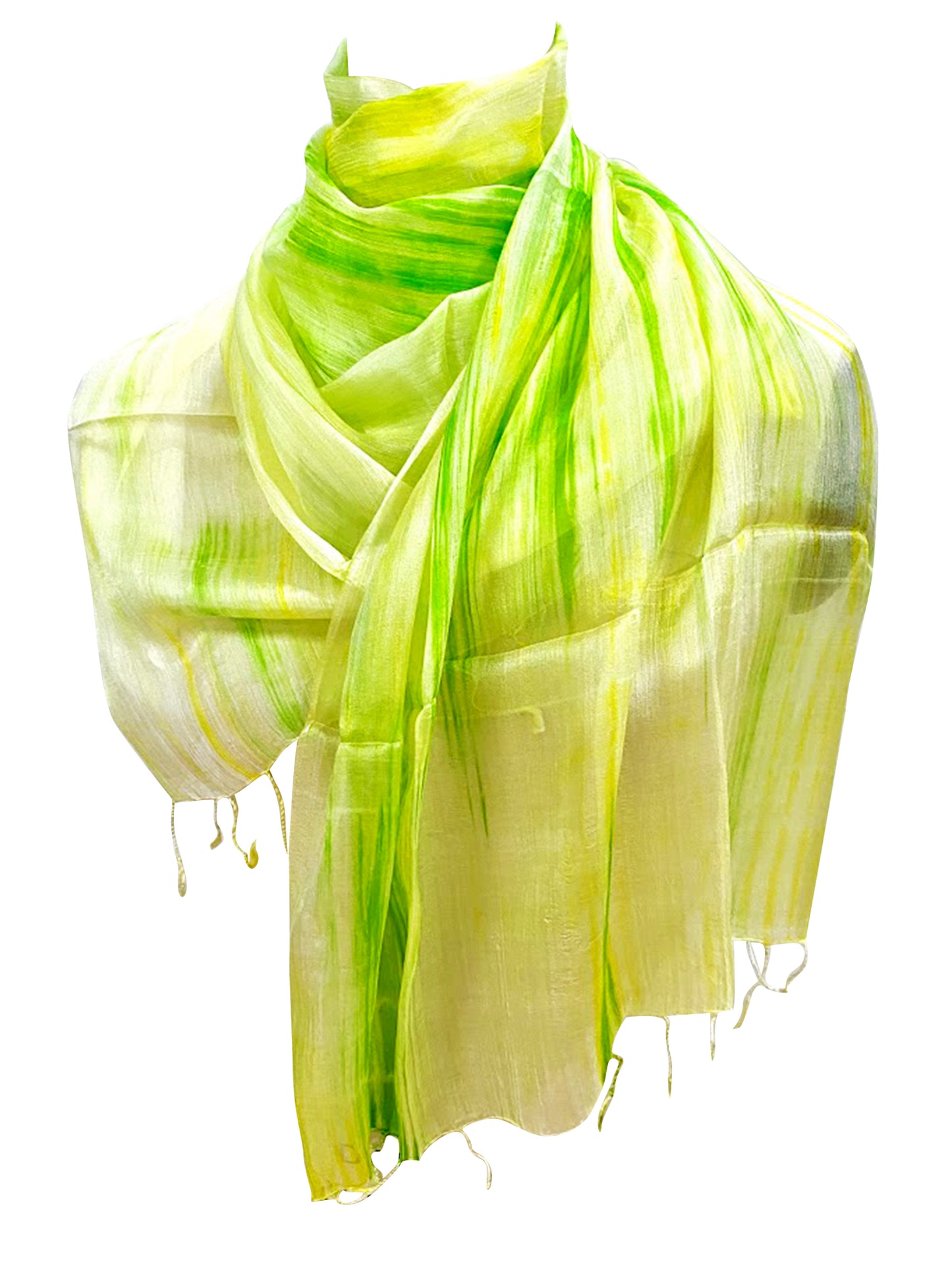 SILK SCARF GREEN