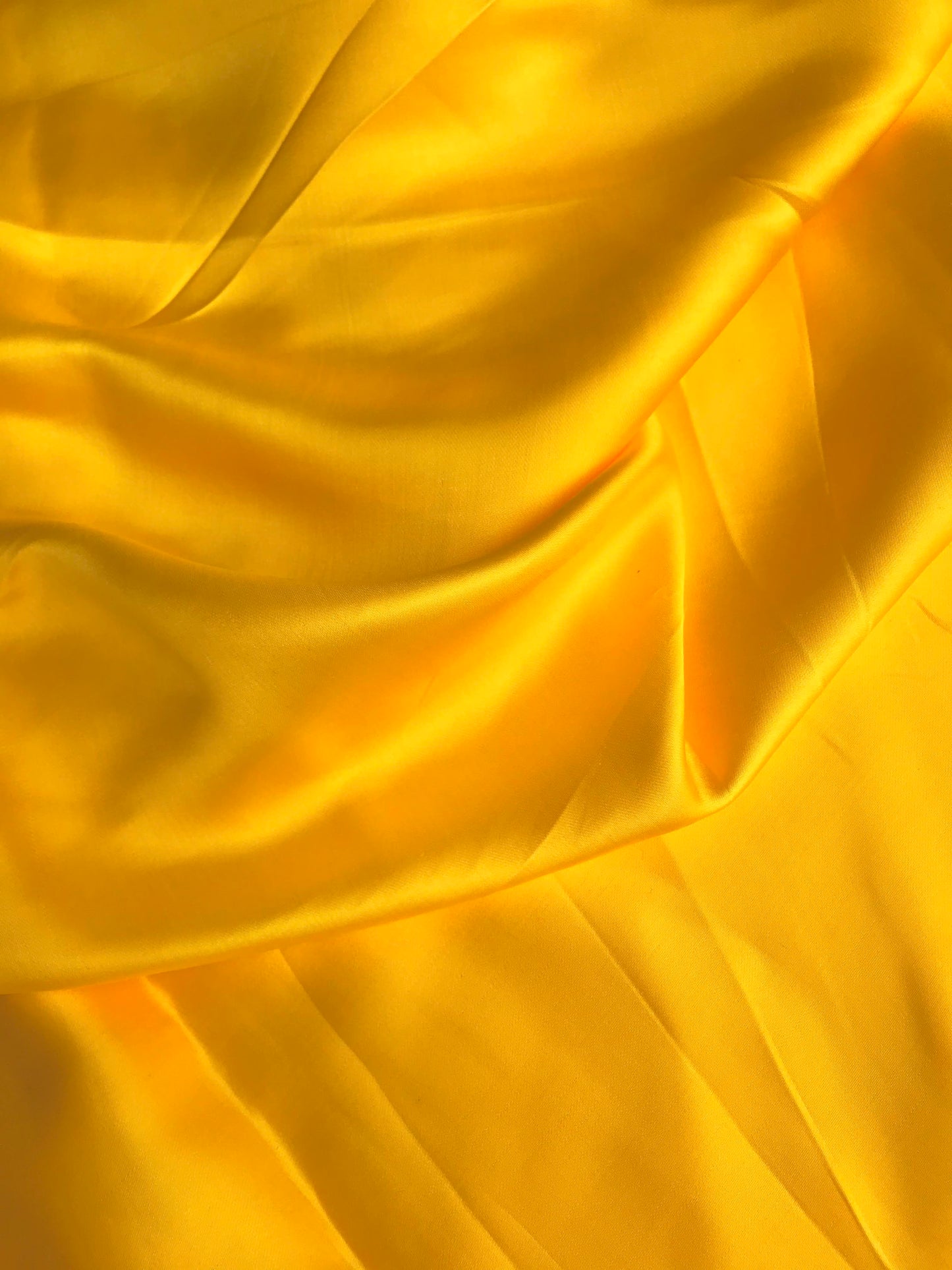 Yellow Silk fabric by the yard - Natural silk - Pure Mulberry Silk - Handmade in VietNam