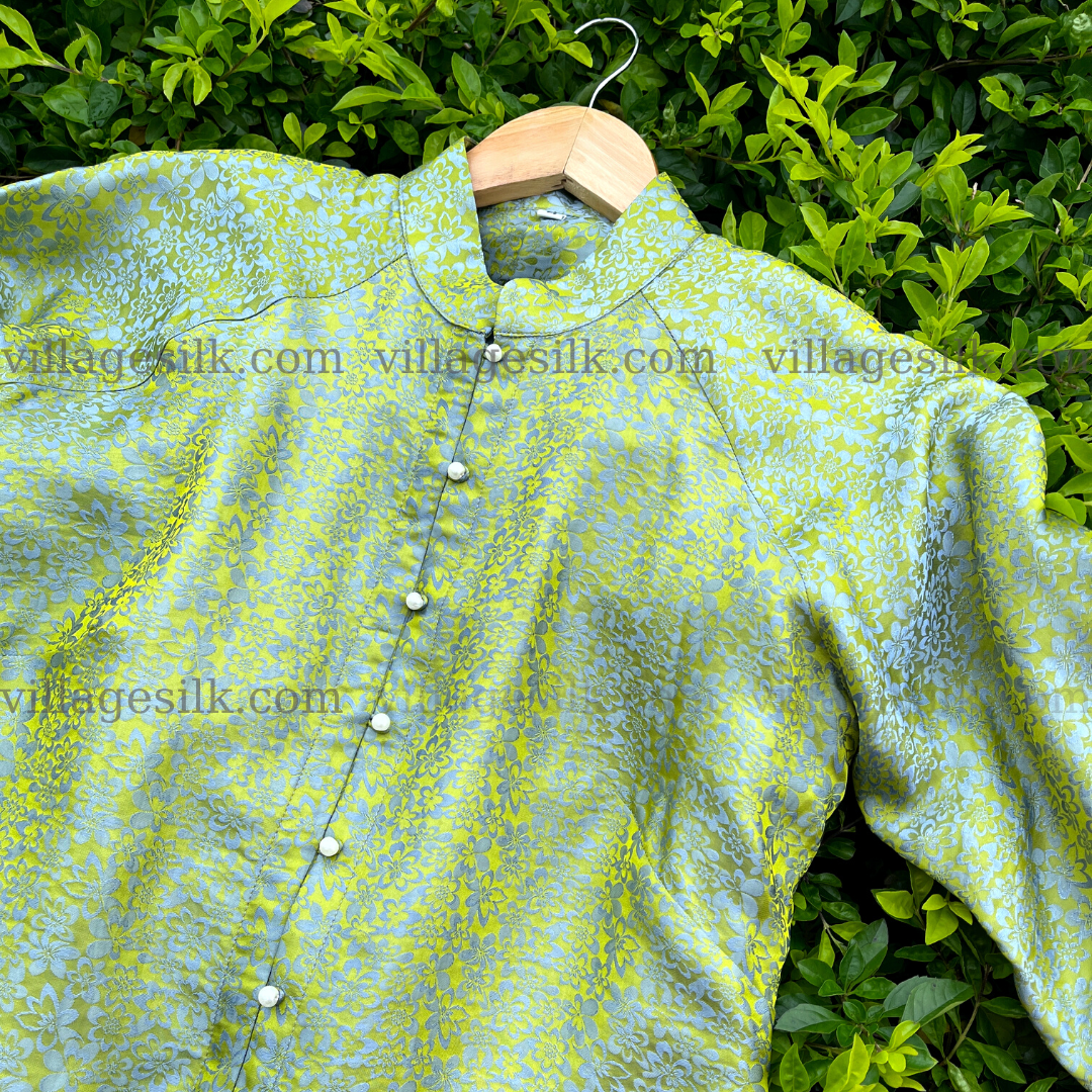 Mulberry Silk Top and Pants Set | Custom Made to Order