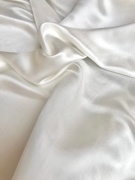 Pure Mulberry Silk | White Silk Fabric | NATURAL SILK | HANDMADE IN VIET NAM | SOLID SILK